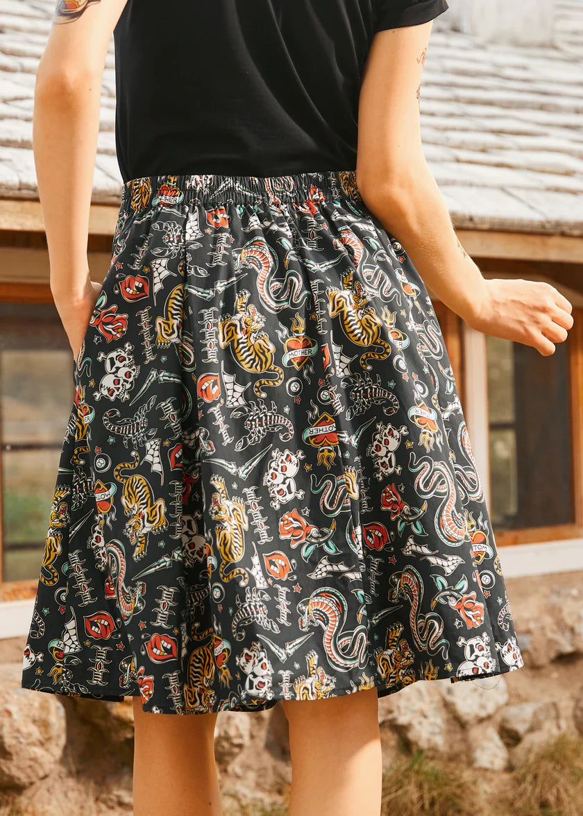 lilia-Inked & Iconic Skirt
